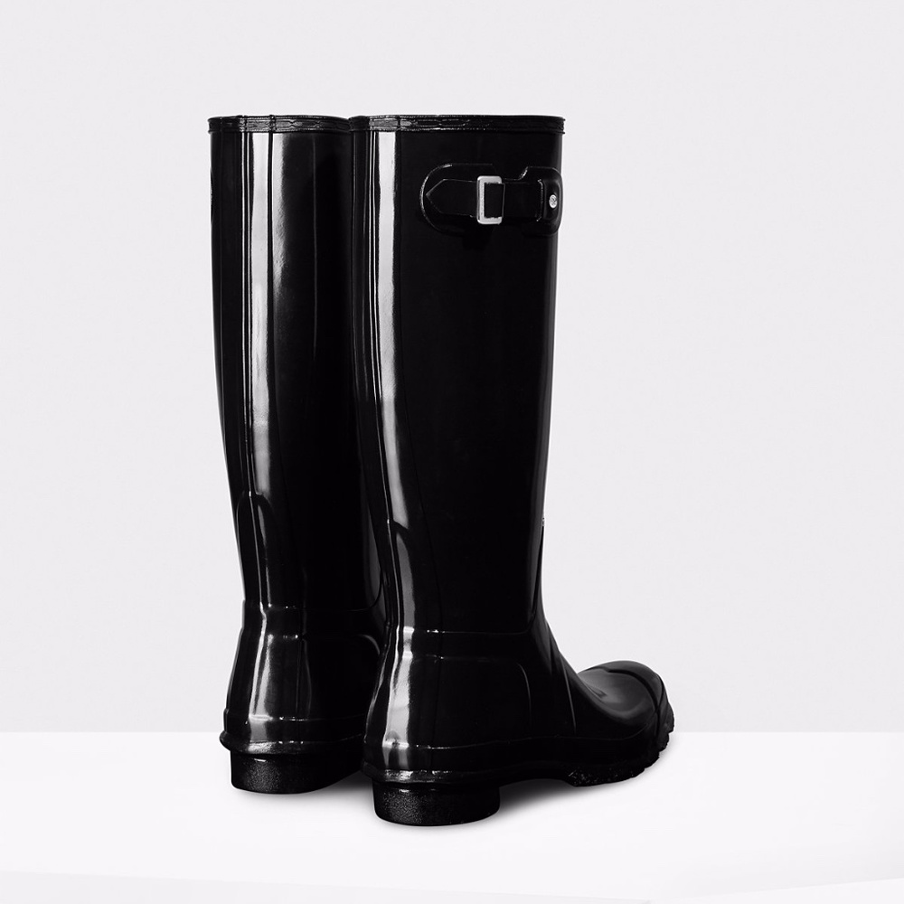 HUNTER Original Tall Gloss Rainboots - Picture 3 of 8
